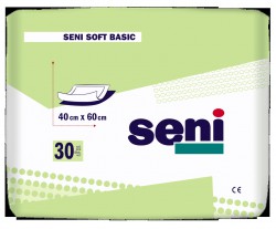 Пеленки гигиенические, Seni (Сени) р. 40смх60см 30 шт софт бейсик