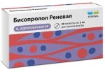 Бисопролол Реневал, табл. п/о пленочной 5 мг №30