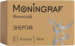 Марал Энергия, Moningraf (Монинграф) капсулы 500 мг 30 шт