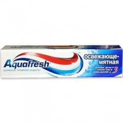 Зубная паста, Aquafresh (Аквафреш 3) 50 мл освежающе-мятная